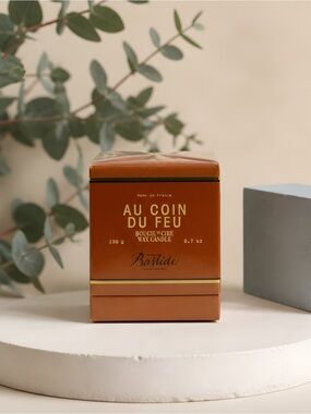 Bastide Au Coin Du Feu Bougie En Cire Wax Candle 6.7 Oz NIB/Sealed